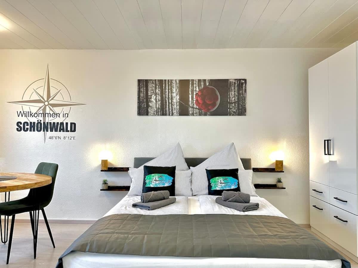 Relaxapartments Black Forest Nature Mit Beheiztem Indoor-Pool Und Sauna - Sonnenbalkon Mit Blick Ins Gruene, Schnelles Internet, Naehe Triberger Wasserfaelle, Fuer Bis Zu 2 Personen Schönwalde Kültér fotó